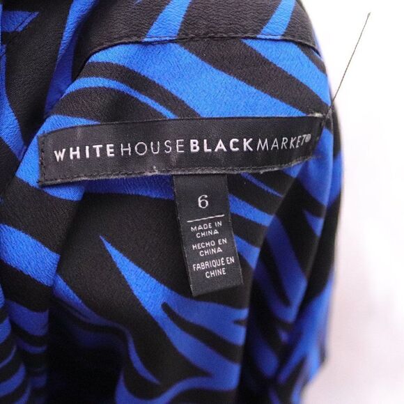 WHBM | Short Sleeve Button Up Tie Waist Maxi Dress 6 - Picture 6 of 7